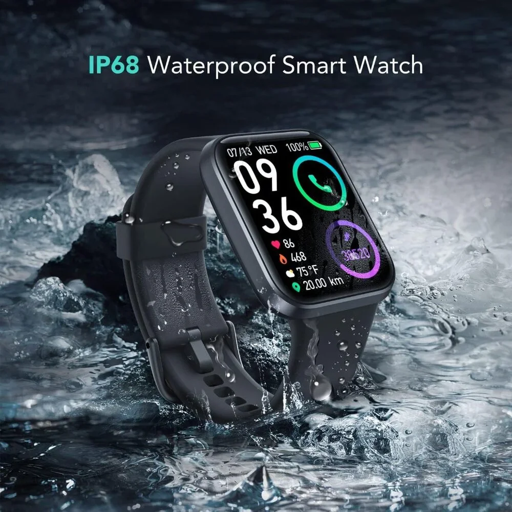 Smartwatch with Black Band